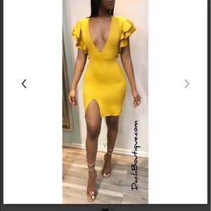 Yellow Sofia Dress
